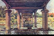 Alfred Sisley Unter der Brucke von Hampton Court oil